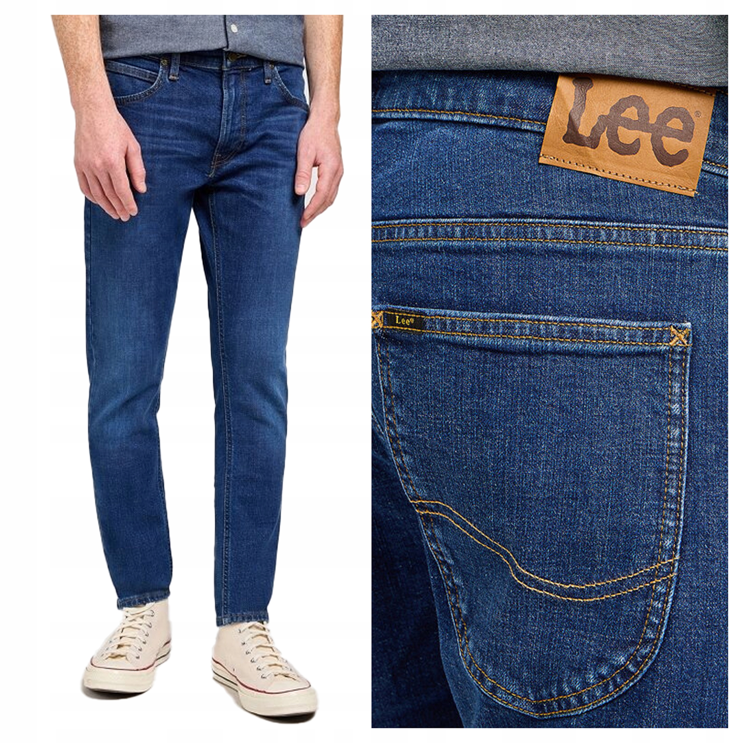 Lee Luke W33 L34 Pánské džínové kalhoty džíny Přiléhavé