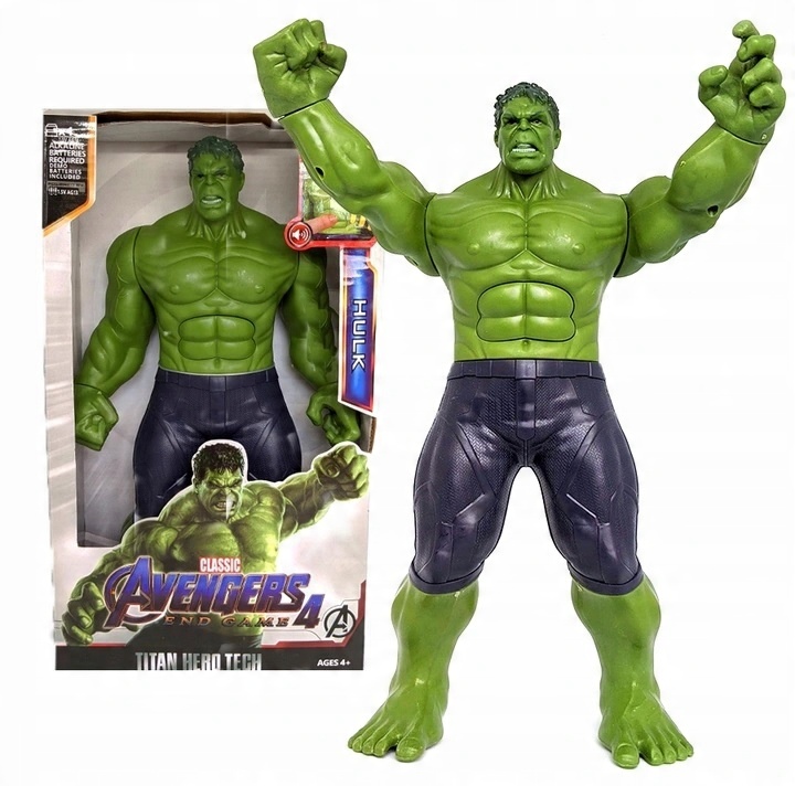 

Hulk Zielony Avengers Marvel Dźwięki 30cm Green
