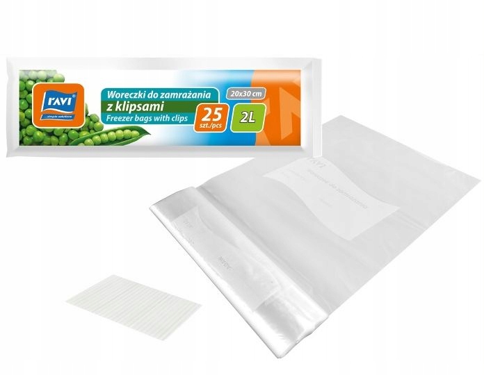 

Ravi woreczki foliowe do zamrażania, mrożenia