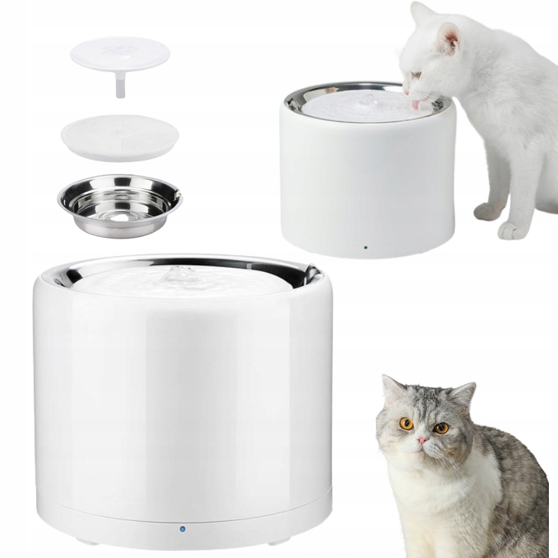 Levně Fontánové Krmítko Pro Psa A Kočku Automatické Petkit Prostorné 1,8L Bt