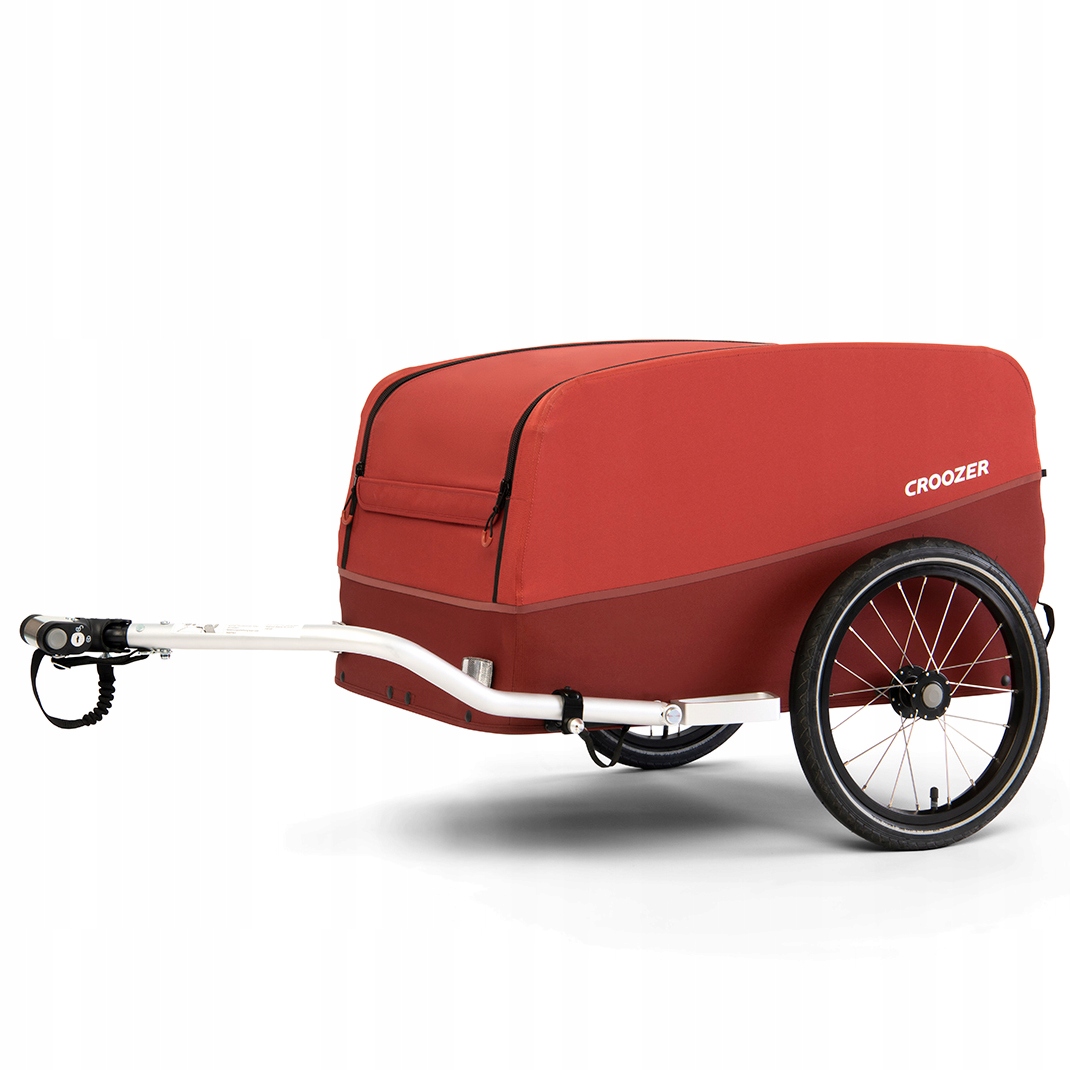 Skládací Cyklistický Přívěs Croozer Pakko Kalle Lava Red 135L