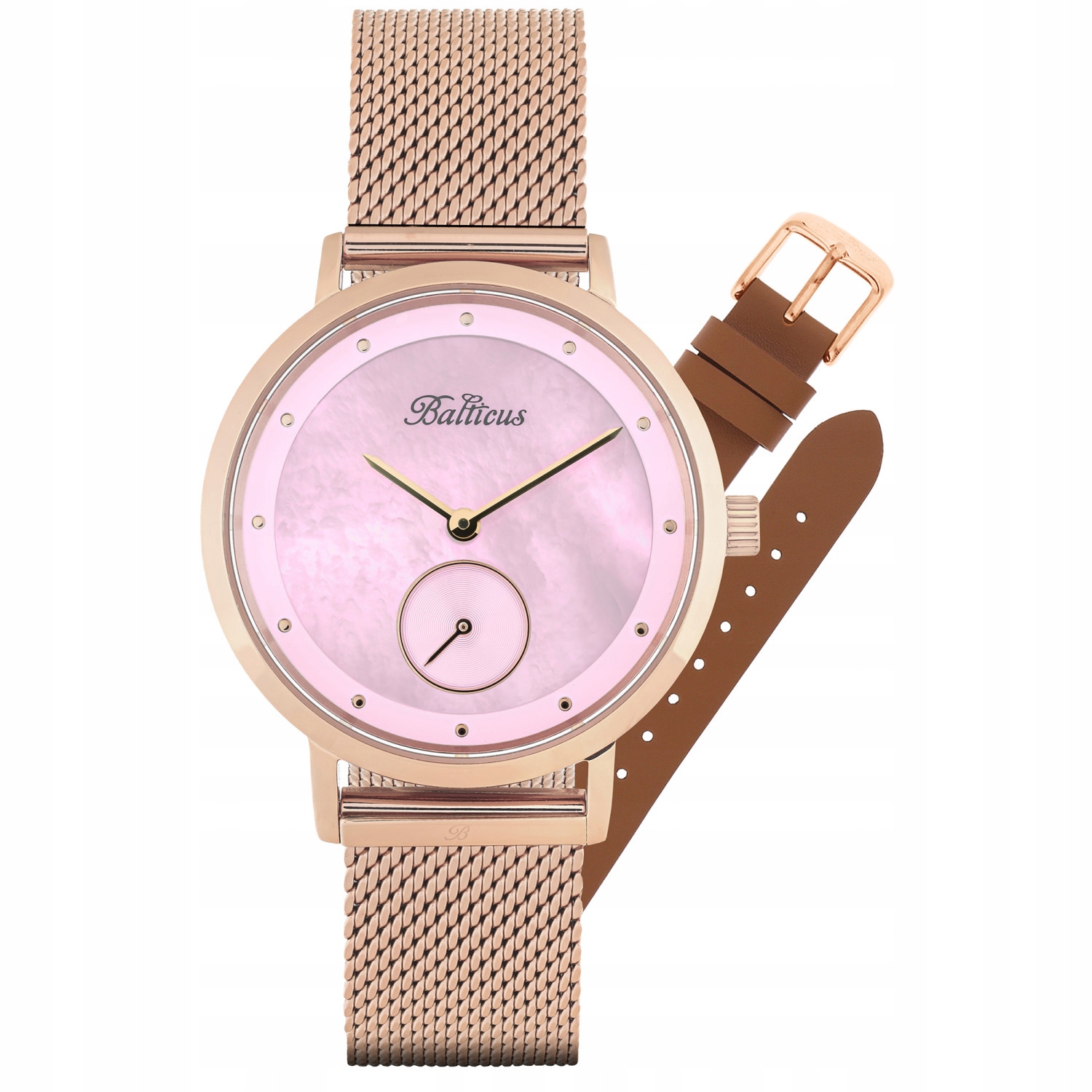 Dámské hodinky Balticus Blt-balnsrp růžové zlato