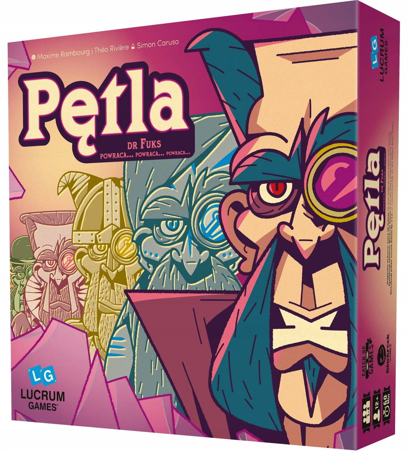 Pętla The Loop Legendarni Agenci vs Dr Fuks gra planzowa