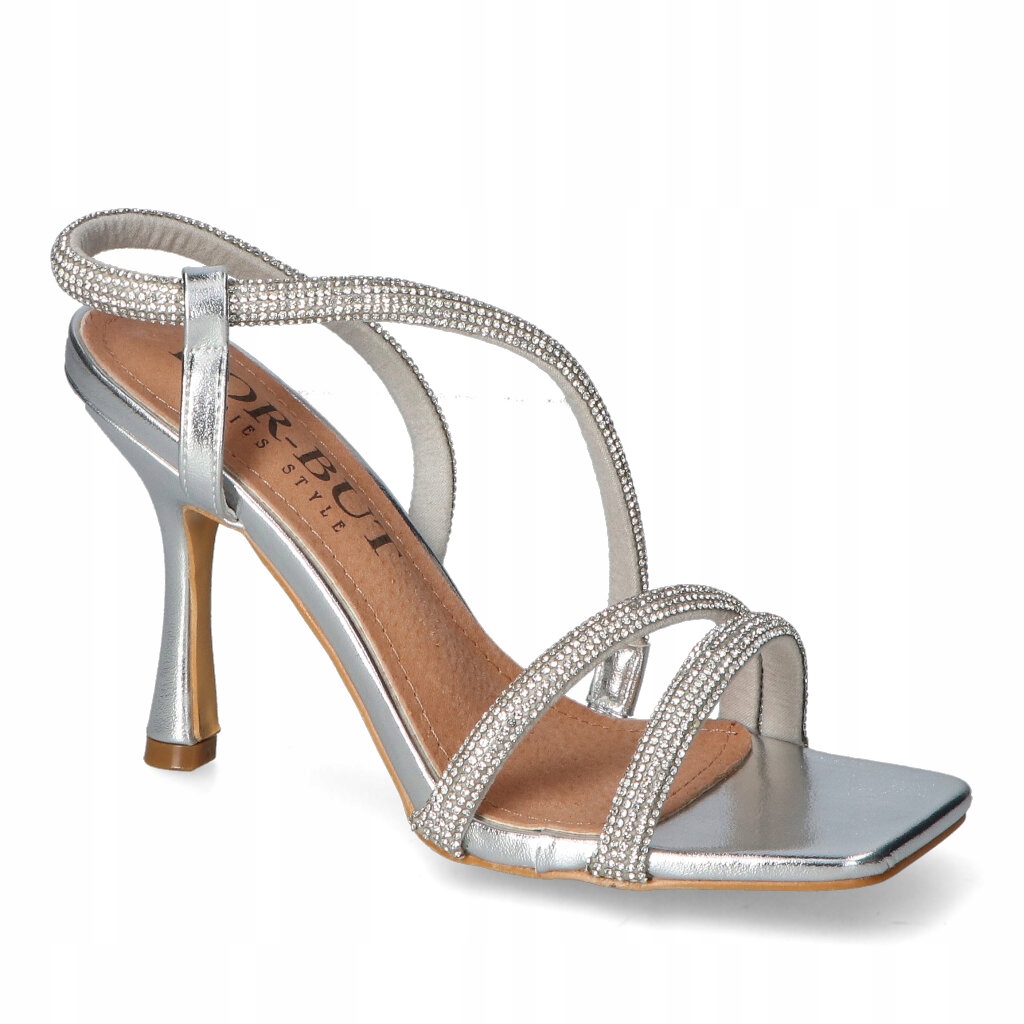 Sandály For-But CE025 Stříbro 37