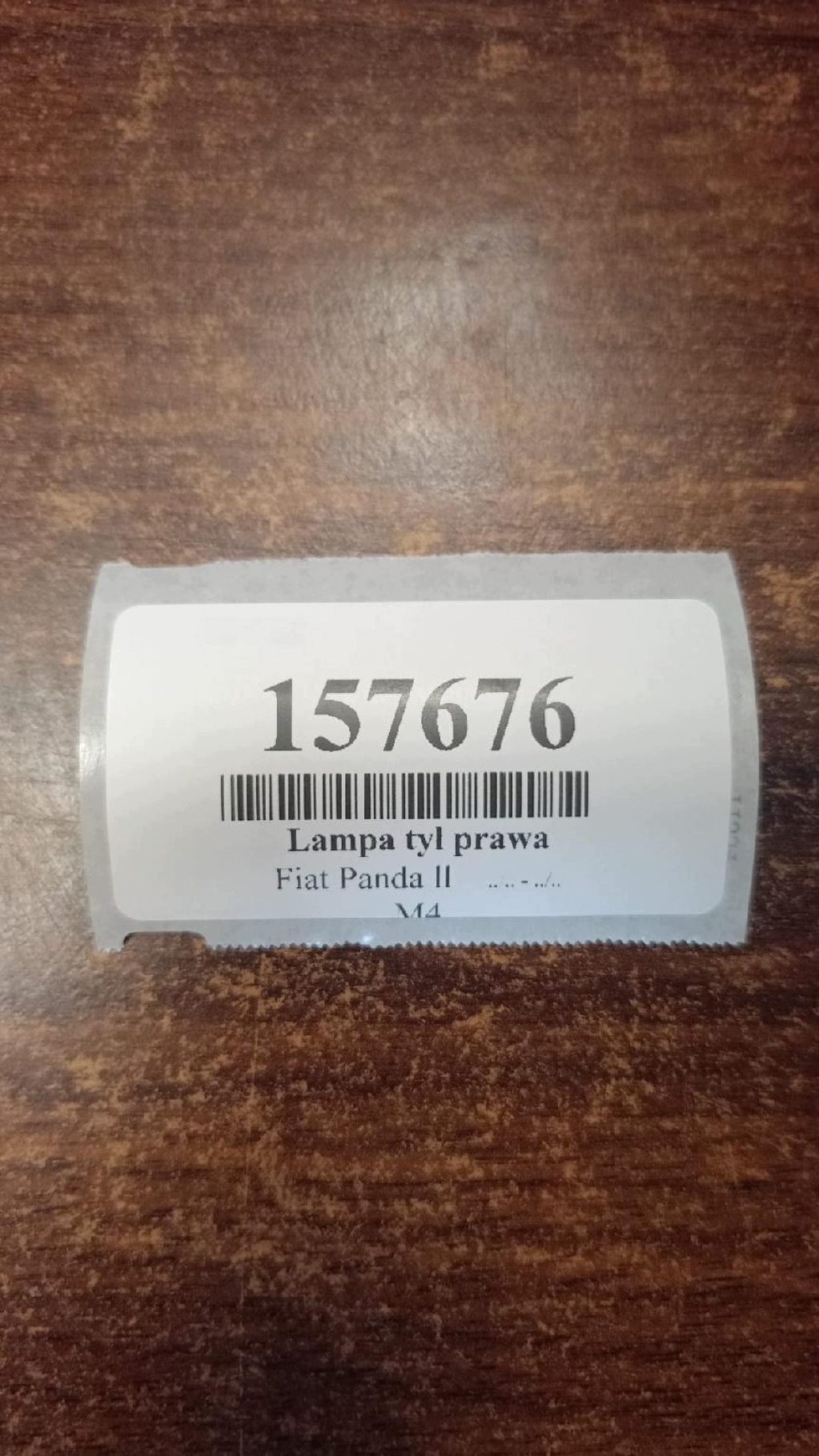 FIAT PANDA II light right rear part 51705458