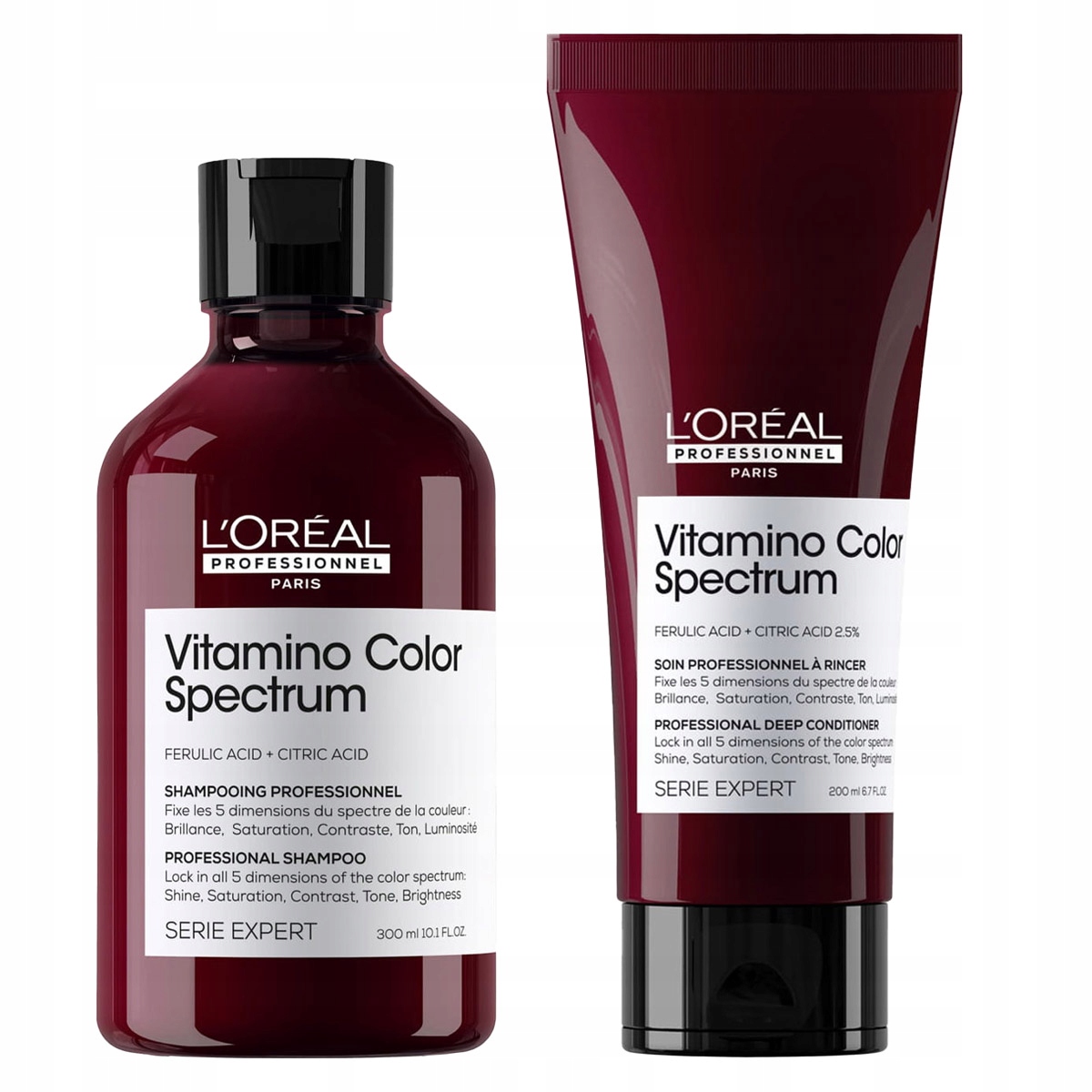 Loreal Vitamino Color Spectrum sada pro barvené vlasy šampon kondicionér