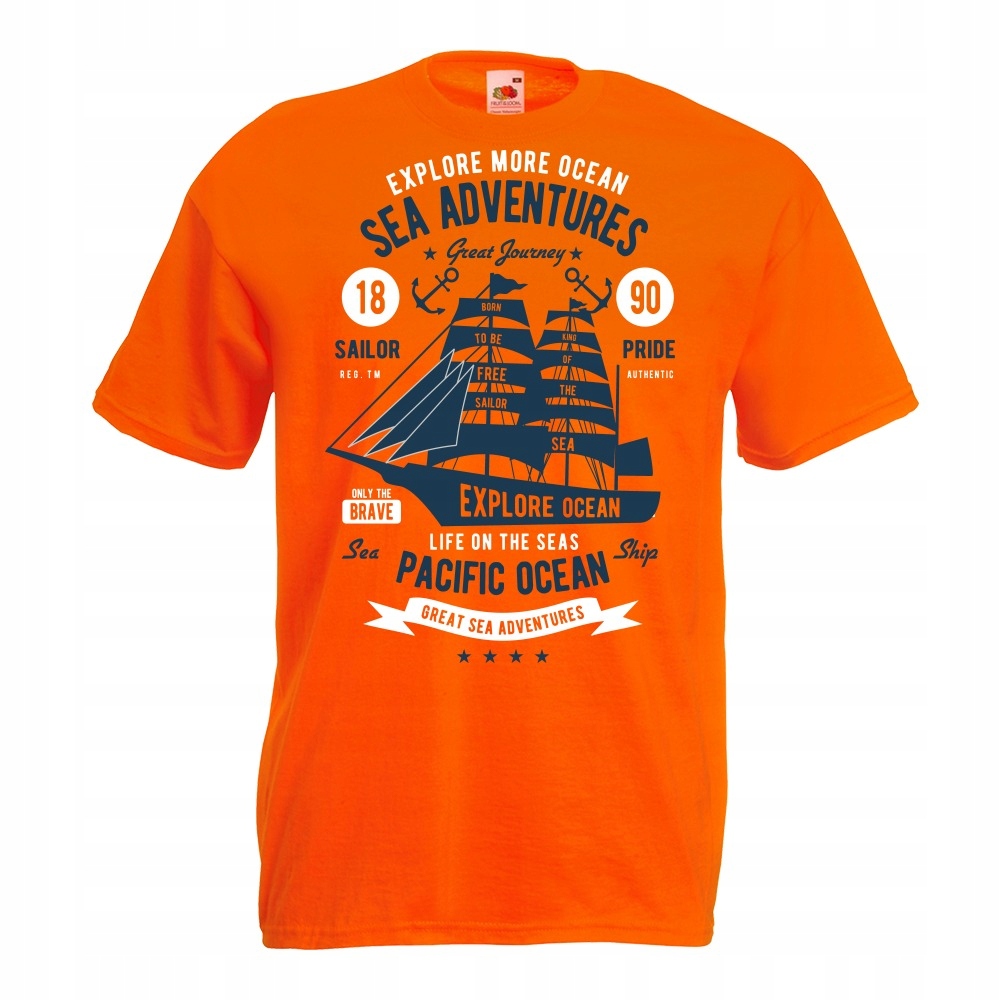 

Koszulka kotwica żeglarz żegluga żagle morze S