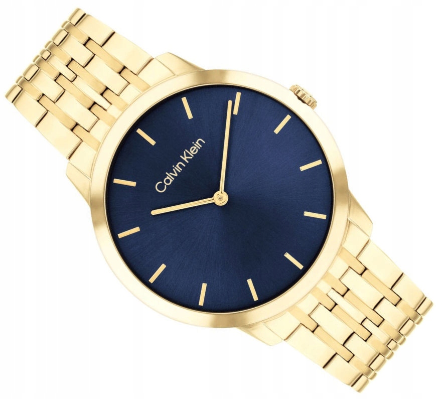 Pánské Zlaté Hodinky Calvin Klein Intrigue 25300007 Vada Na Ciferníku