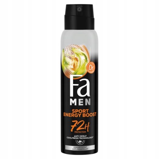 Antiperspirant ve spreji Fa Men Sport Energy Boost 72h