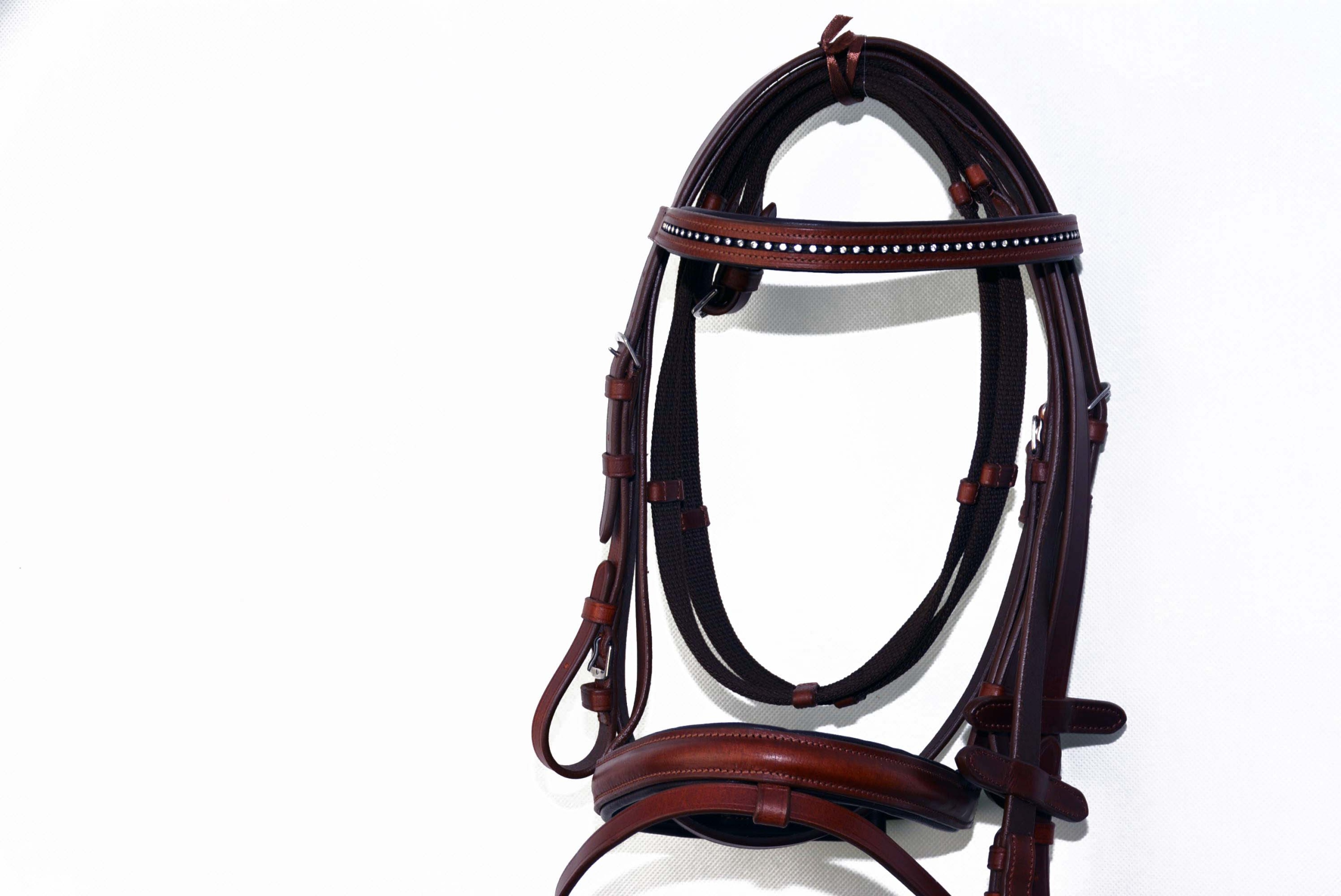 OGŁOWIE + WODZE ANATOMICZNE PROFILOWANE ROZ. PONY Rodzaj nachrapnika angielski