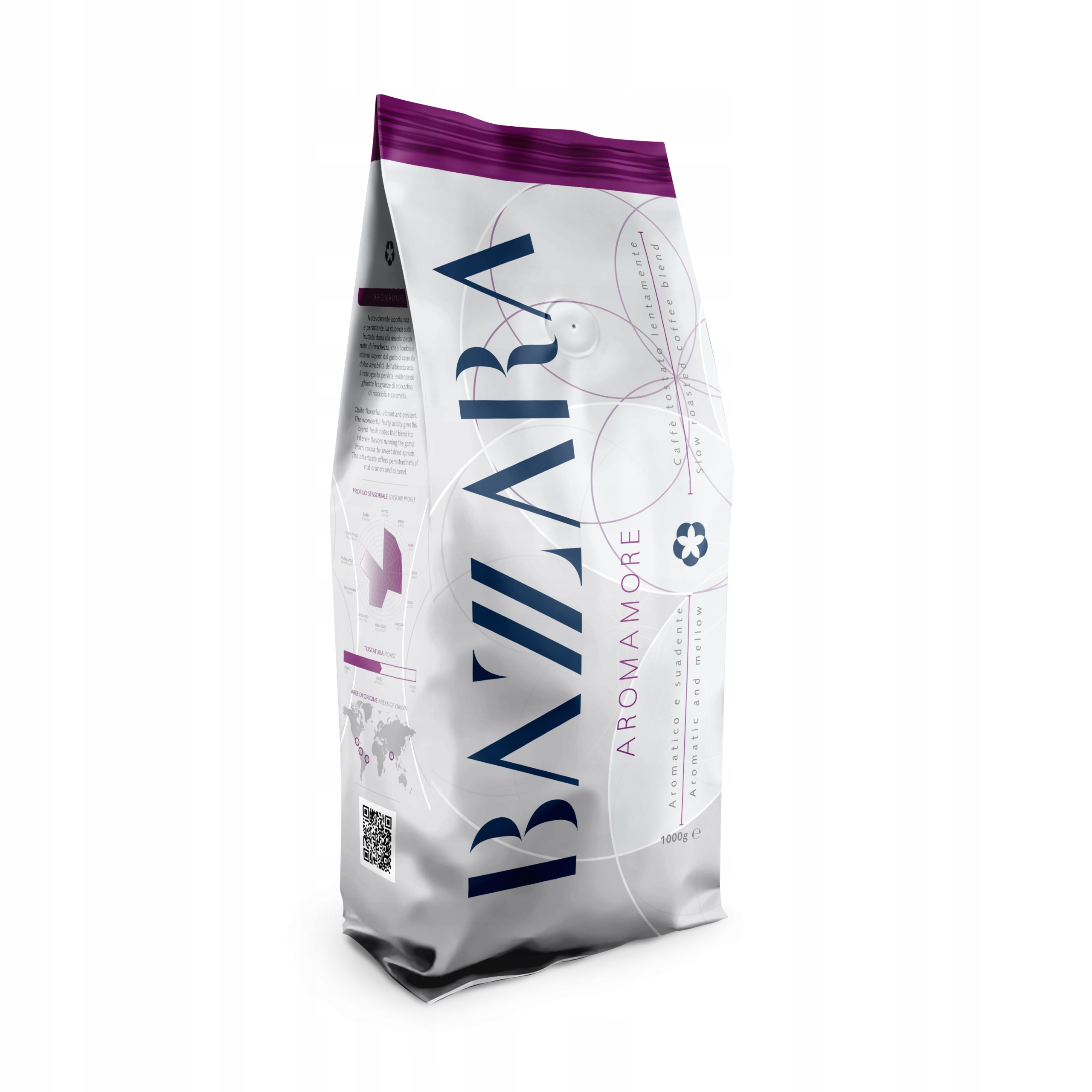 Levně Bazzara Aromamore 1 kg zrnková káva