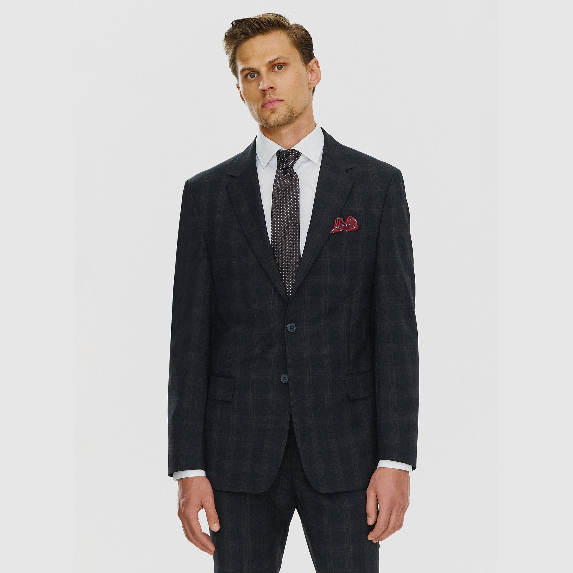 Modrá sako obleková bunda Pako Lorente vel