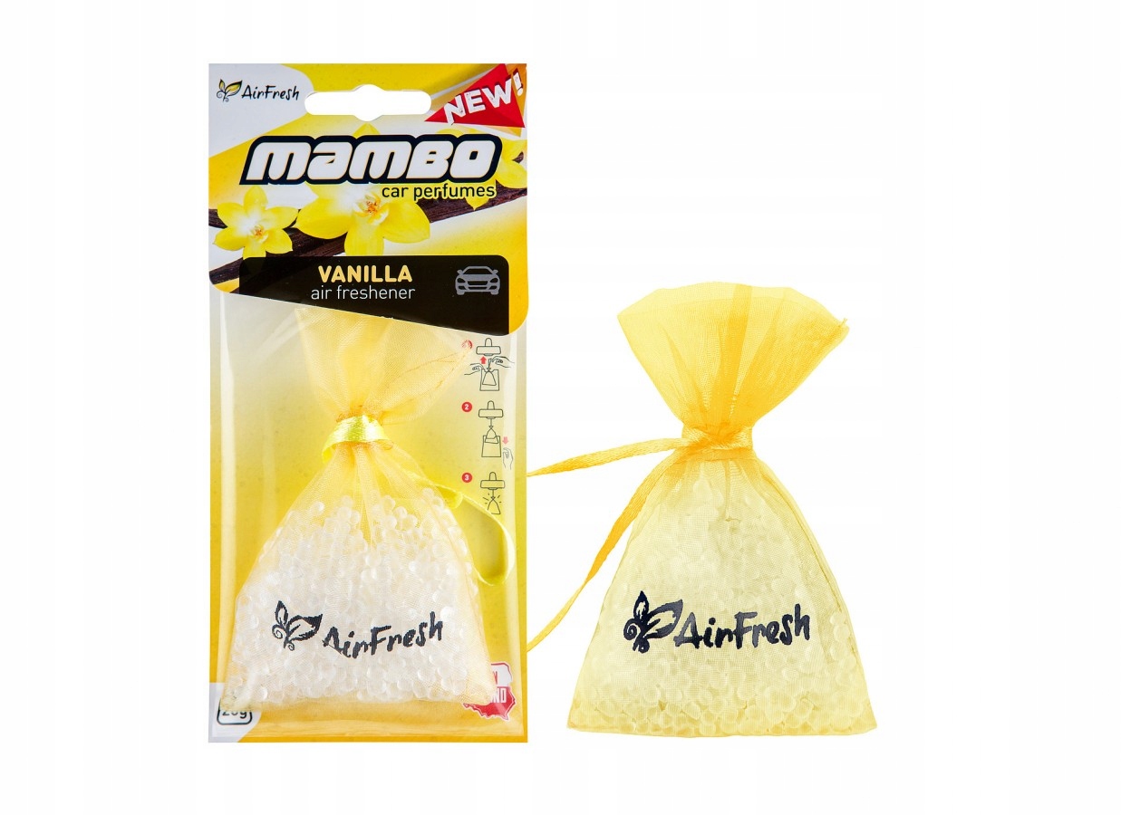

Zapach do Samochodu Odświeżacz Mambo Vanilla