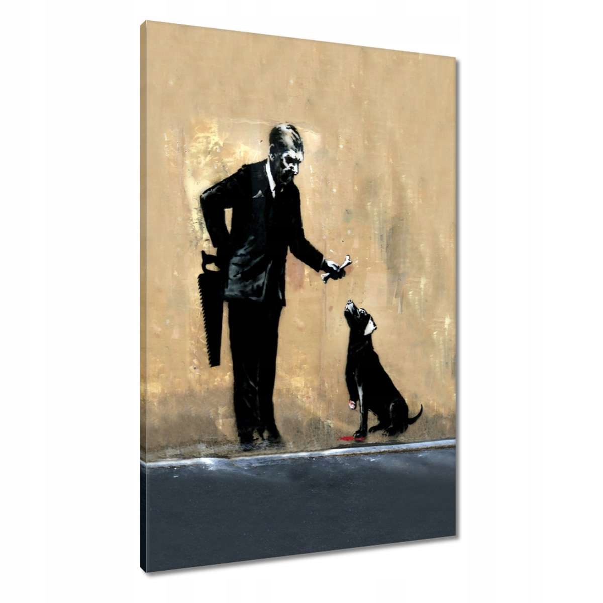 Obrazy 60x90 Banksy Dobrý pejsek Pes
