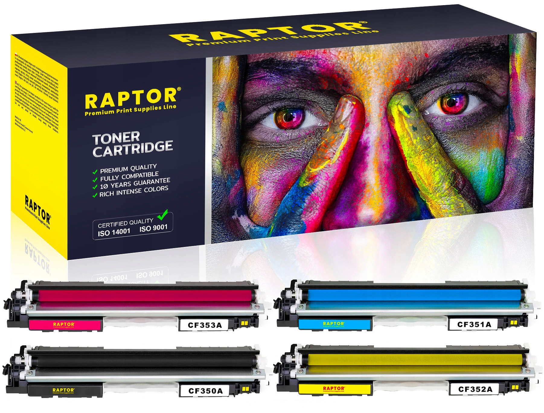 4x Toner Pro Hp 130A Laserjet Pro Mfp M177fw M176n