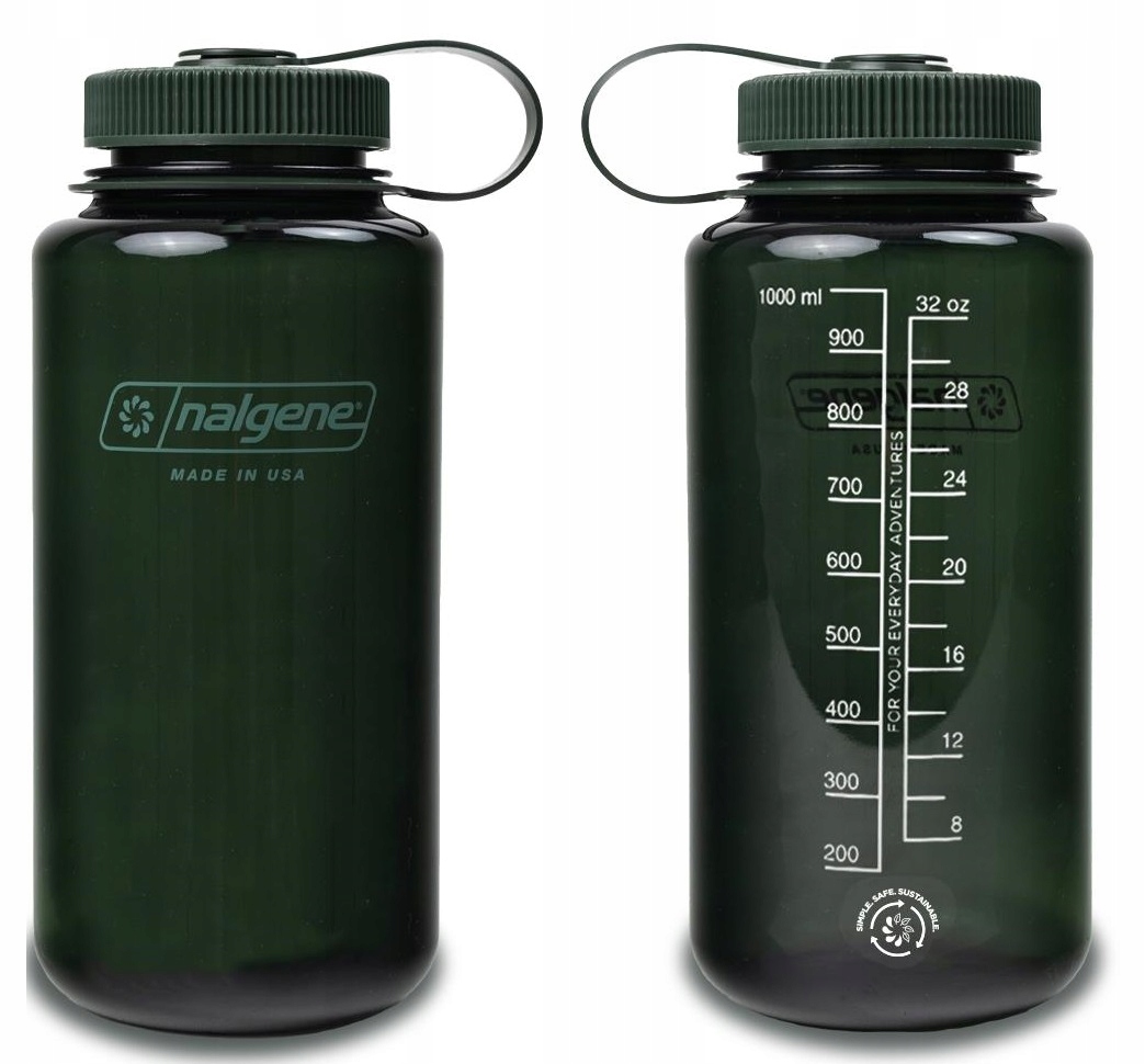 Butelka Bidon Na Wodę Nalgene Wm Sustain 1L 1000ml Jade Tritan Bpa Free