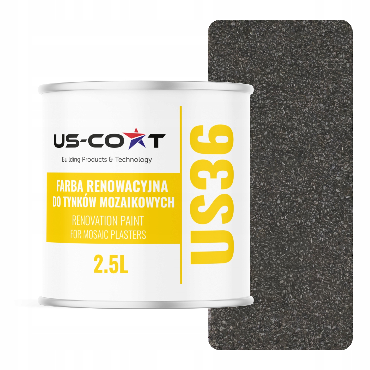 Renovačná farba na mozaikovú omietku 2.5L Obnova Šedo-zelená RAL7009