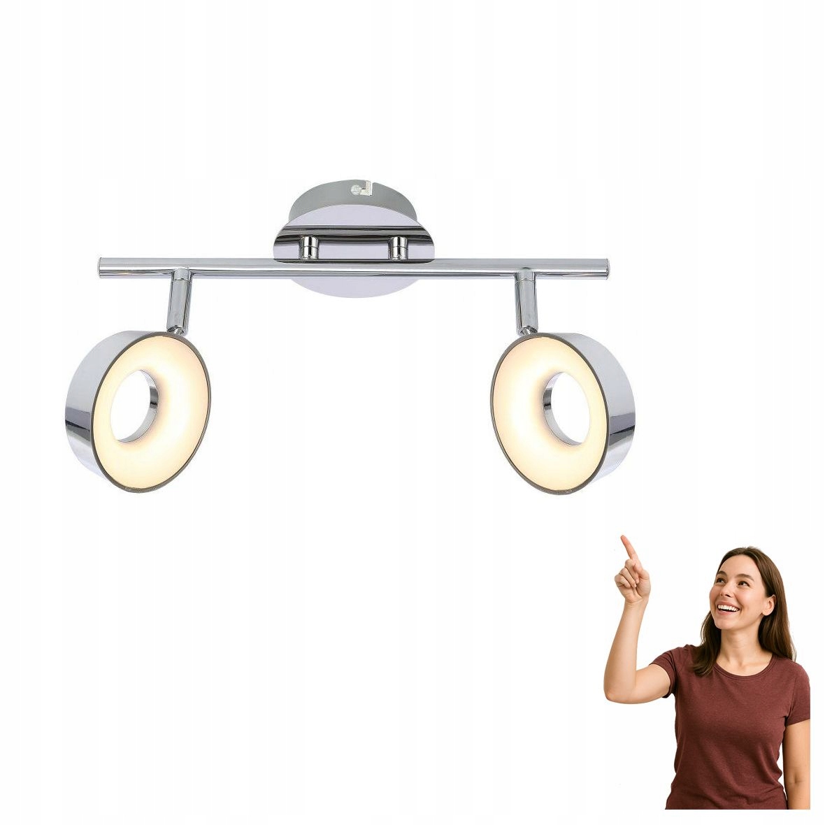 Led spotová reflektorová lampa 2x4W Isla 92-61713 Candellux