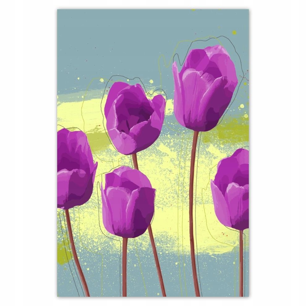 

Plakaty 40x60 Fioletowe maki