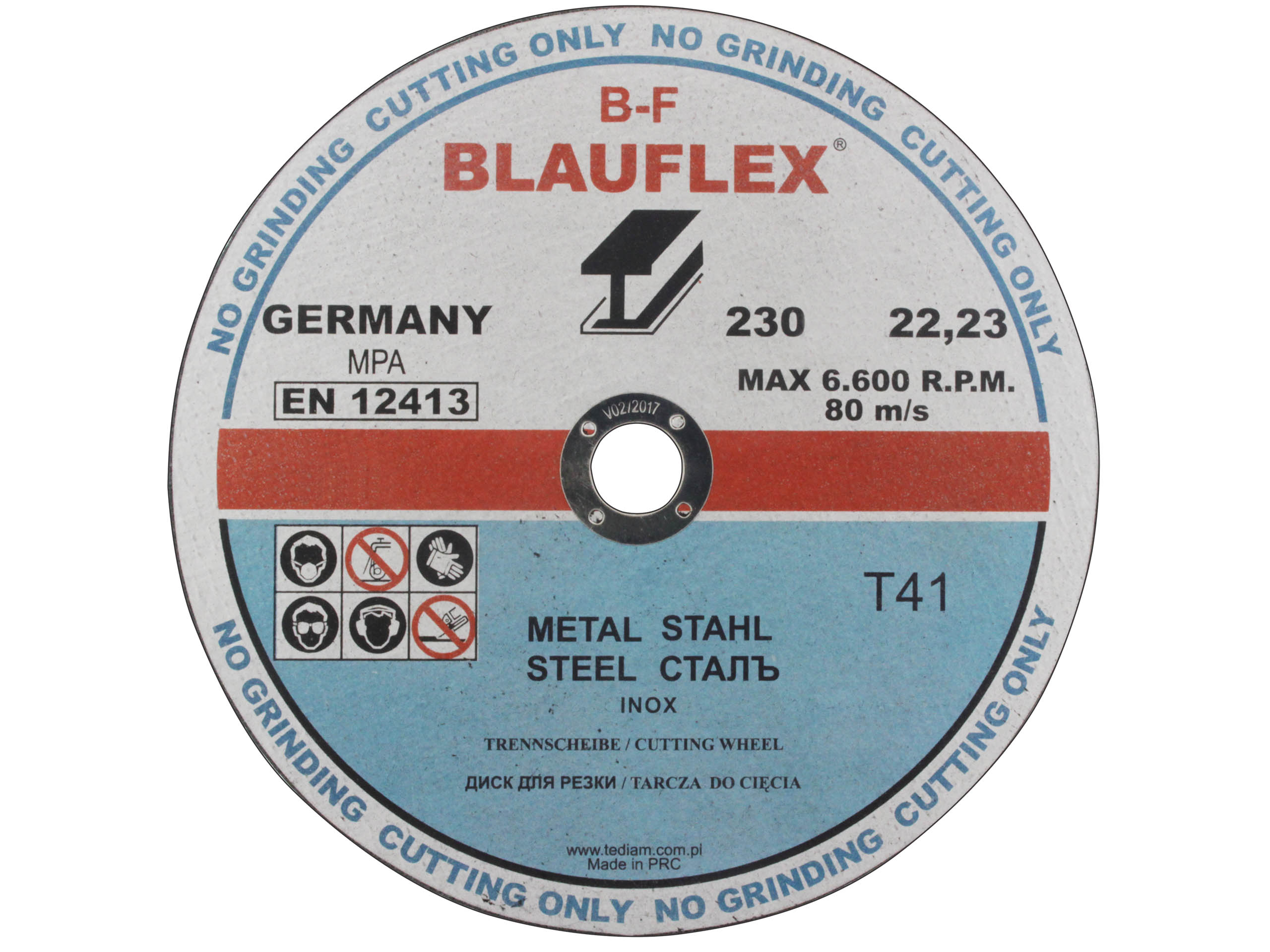 

Tarcza Tarcze Do Cięcia Metalu 230 x 1.8 Blauflex