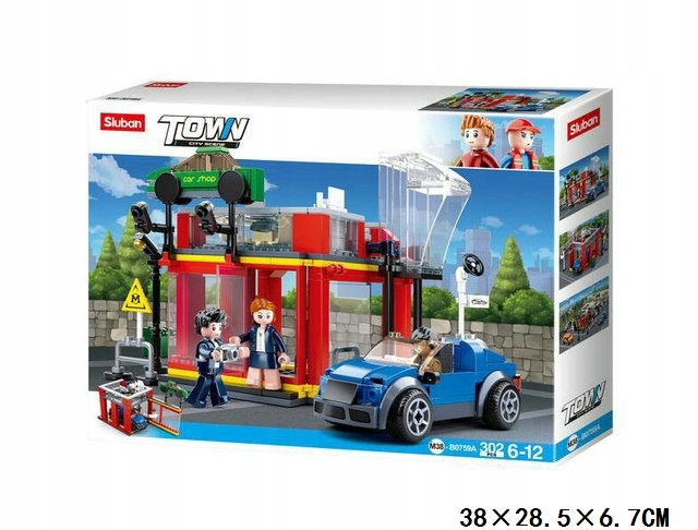 

Klocki Sluban Auto Salon 302+ 2 Klocki Lego