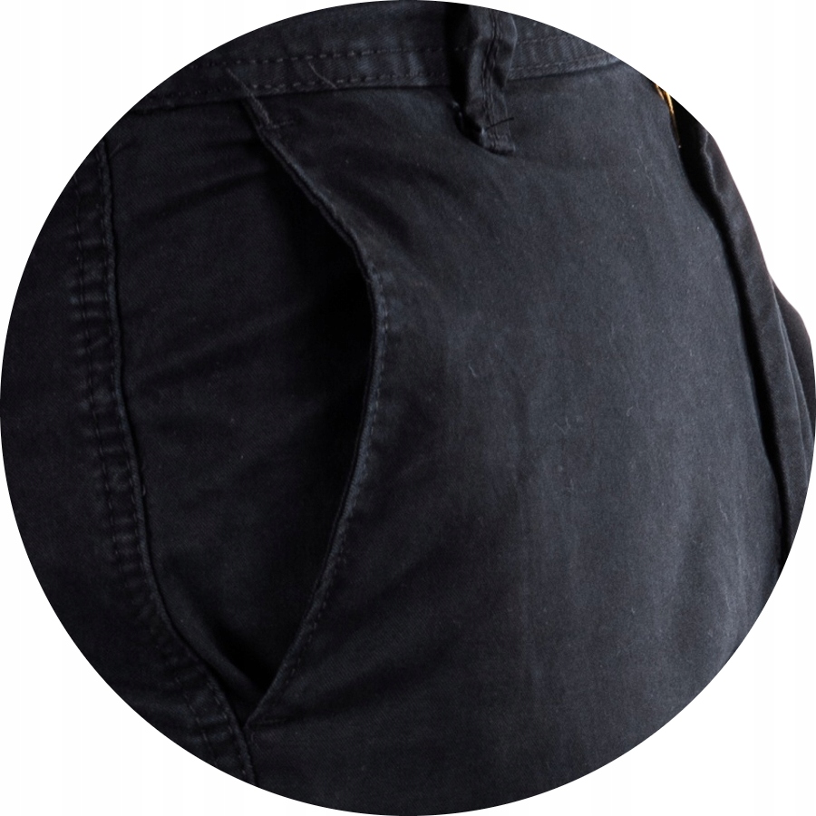 Proste CHINOSY materiałowe MAURO r. 35 Materiał dominujący bawełna