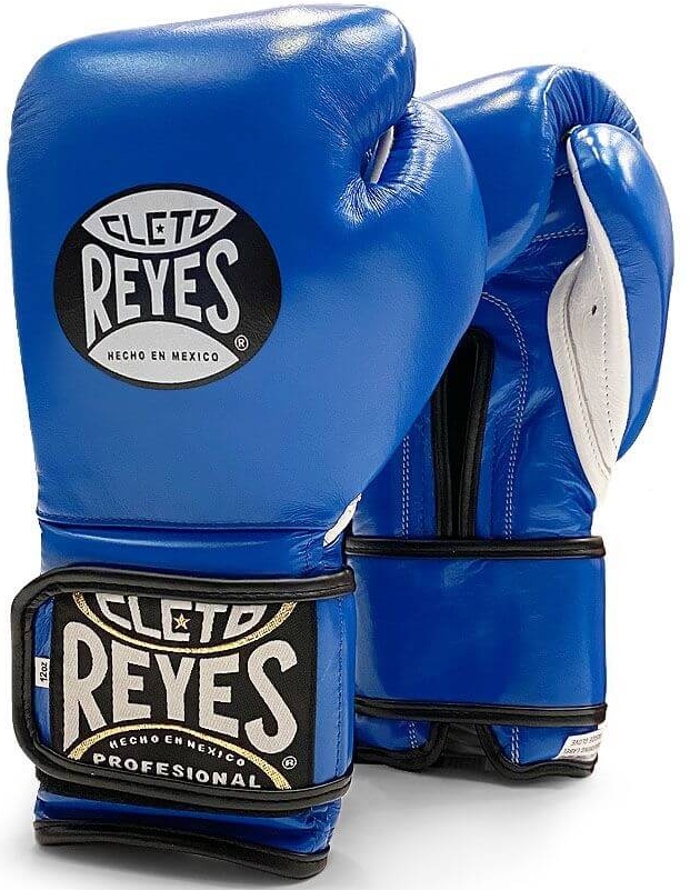 Cleto Reyes Rękawice Bokserskie Velcro Sparing Gloves Blue 14OZ