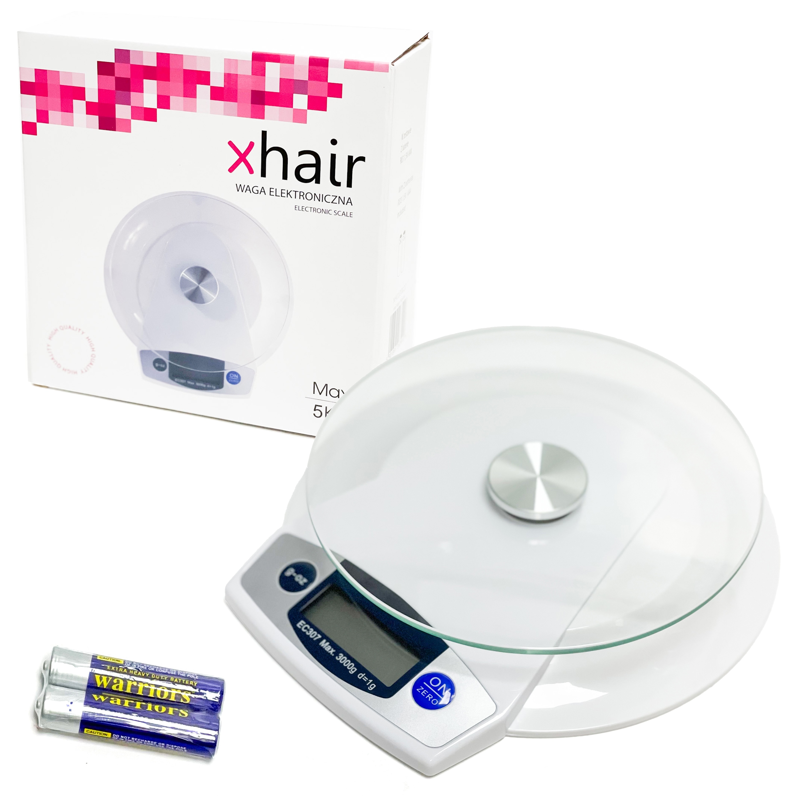 Kadeřnická váha na odměřování proporcí Elektronická přesná 1 g