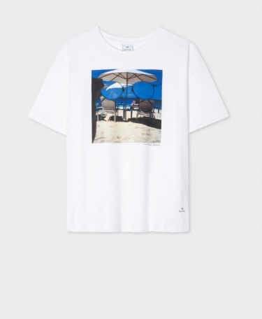 Paul Smith Paul Smith White Beach Tshirt XL