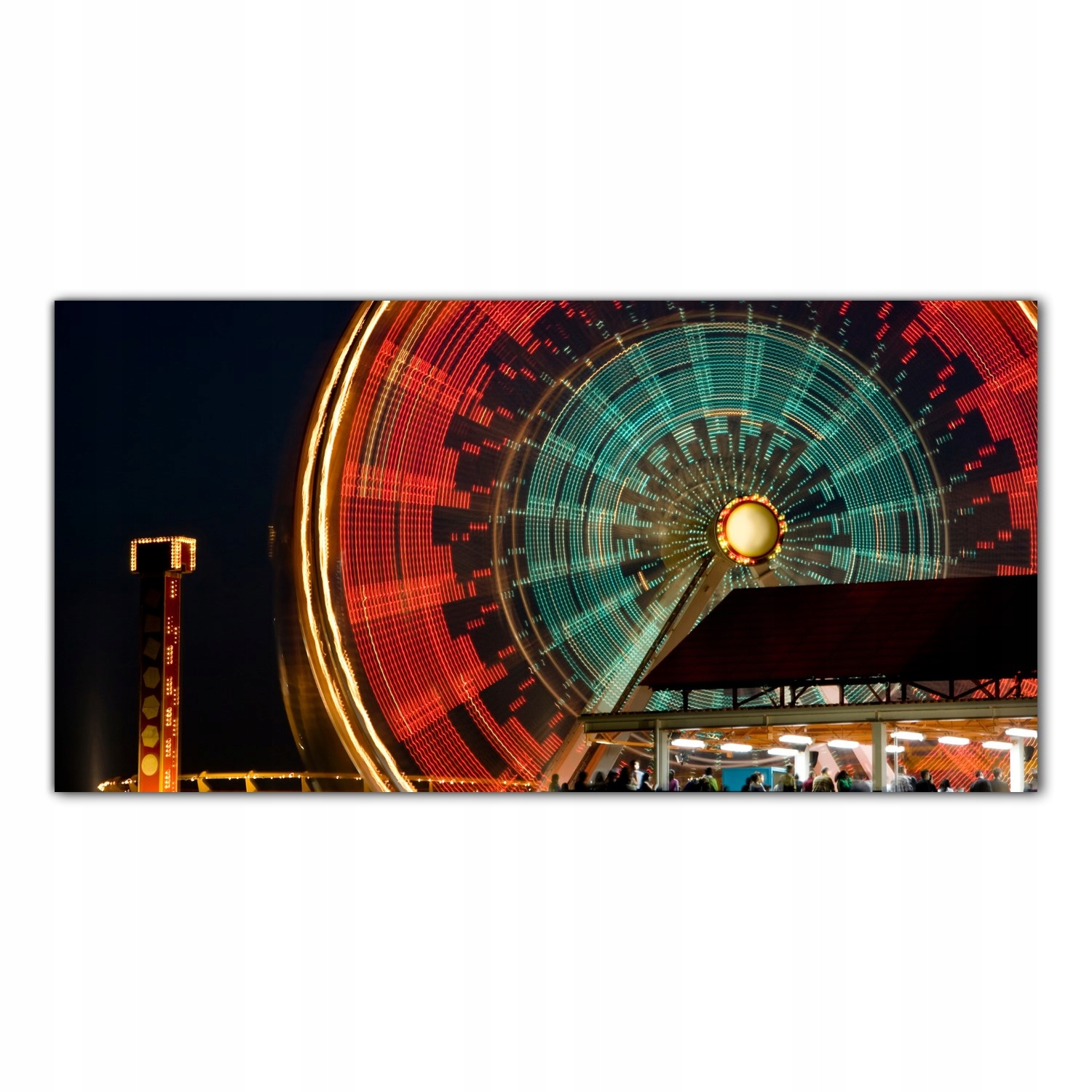 

Obraz na szkle Foto Diabelski Młyn Miasto 120x60