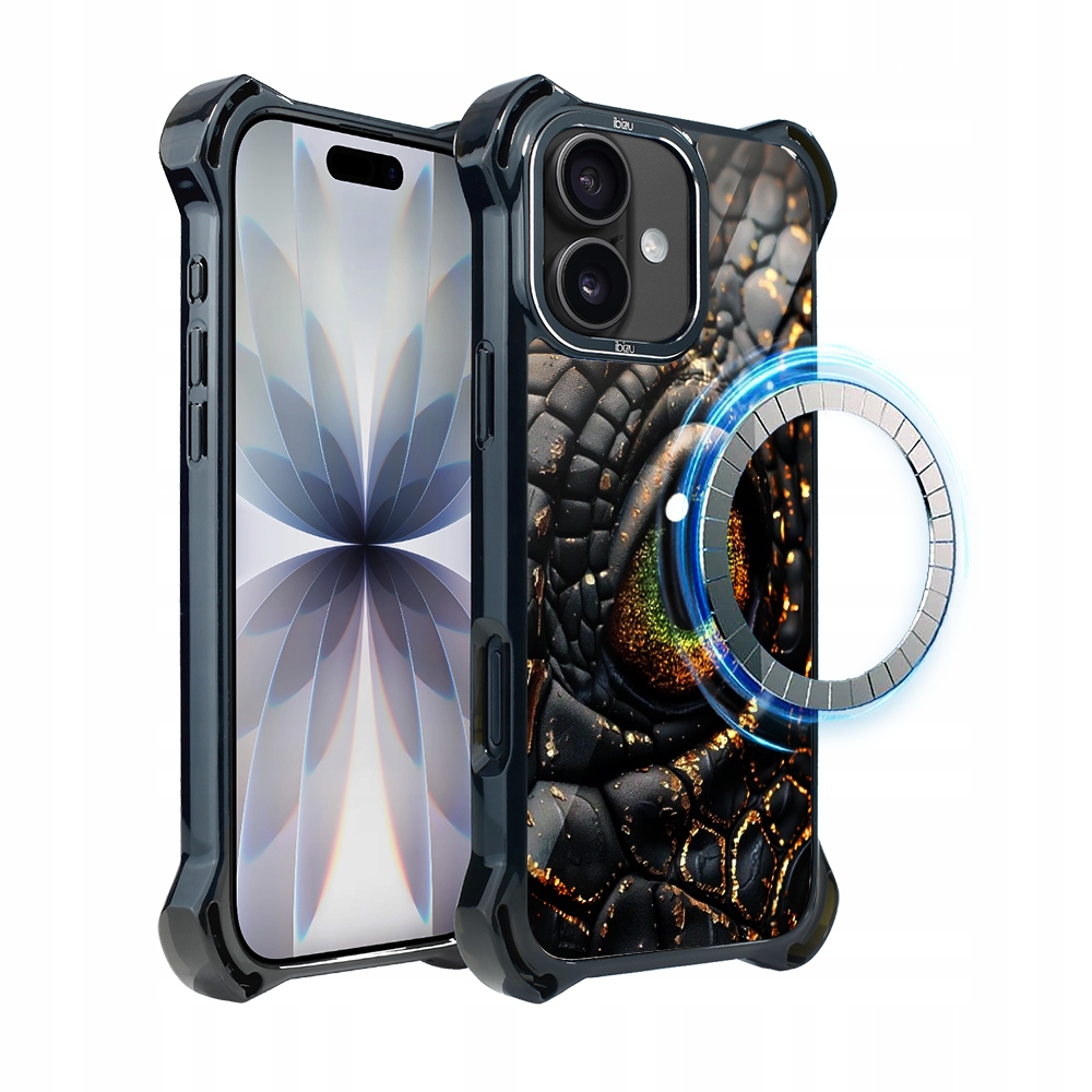 Pouzdro Ibizu DropGuard Ultra iPhone 17 s MagSafe, Amber Dragon