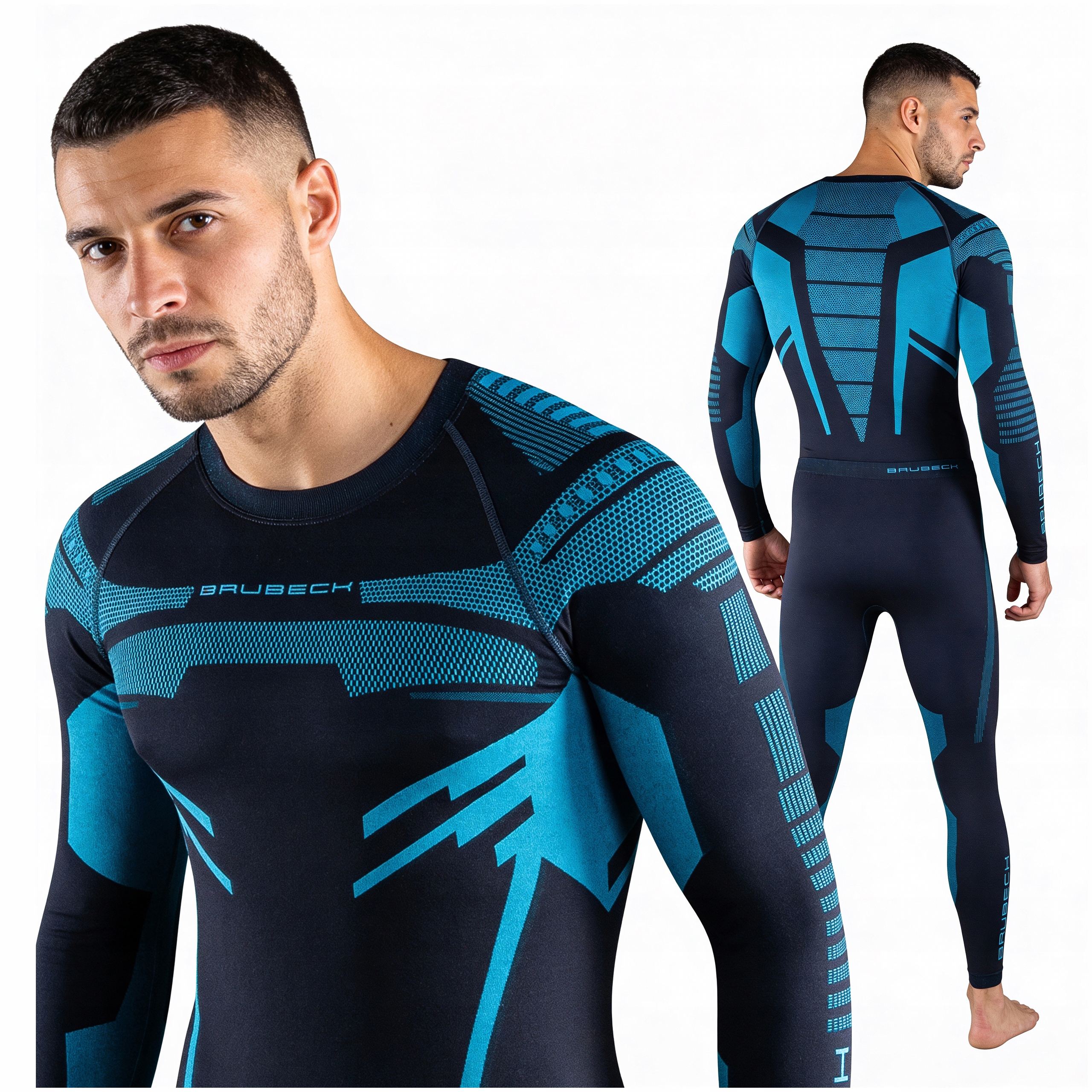 Brubeck Dry Bielizna Termoaktywna Męska Komplet Zestaw Termiczna Ciepła