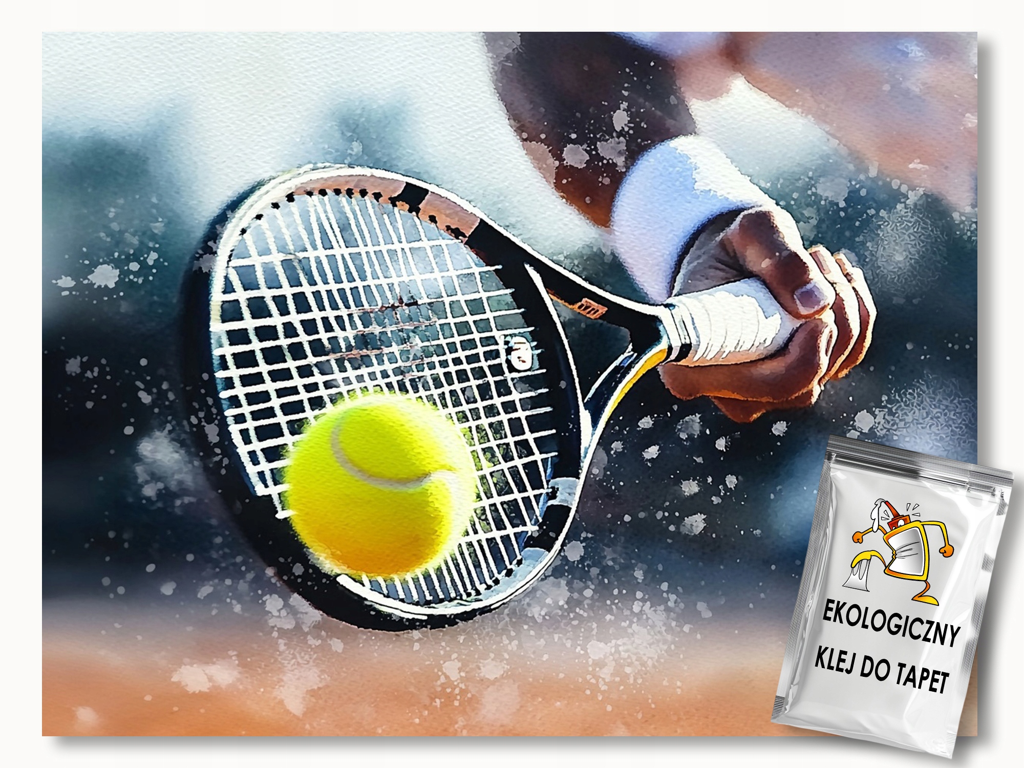 Fototapeta Flizelina Sport Zápas Tenis Kort Raketa 416x290 130g