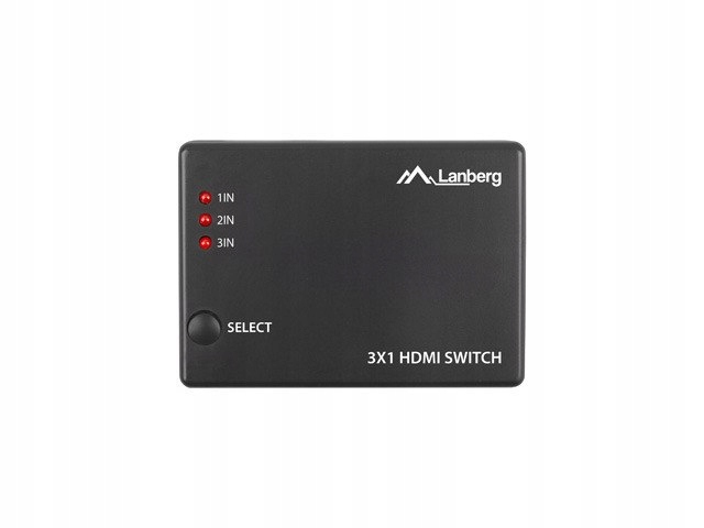 Lanberg Switch Video 3X Hdmi Port Micro Usb Swv-