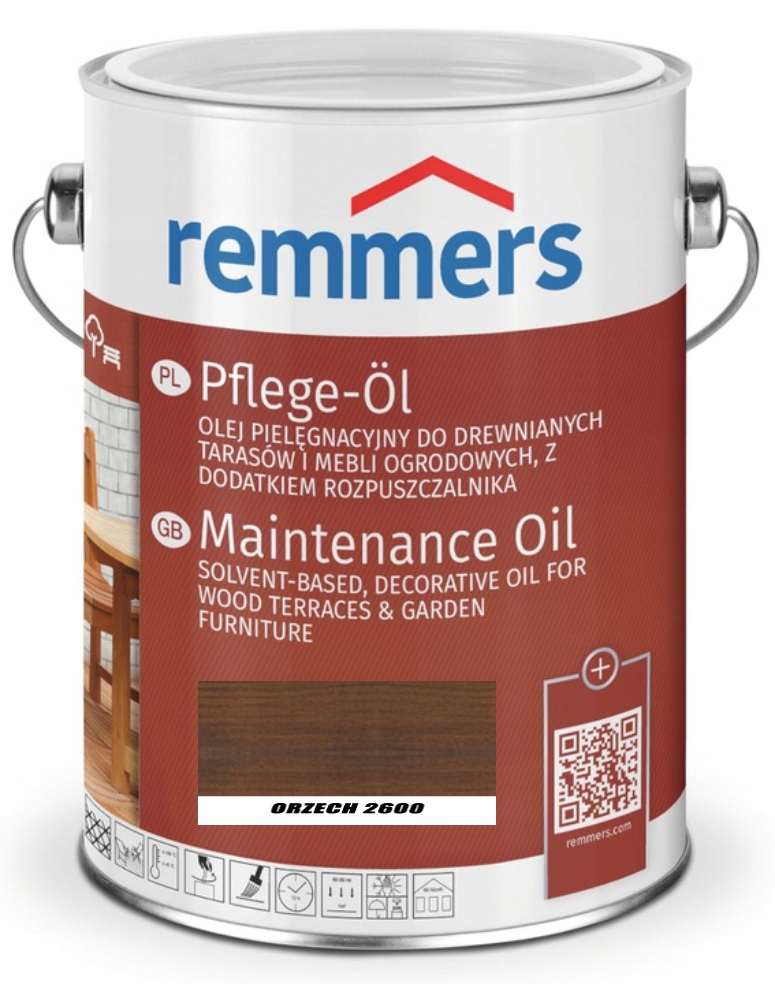 REMMERS OLEJ DO DESKI TARASOWEJ 2,5L ORZECH Marka Remmers