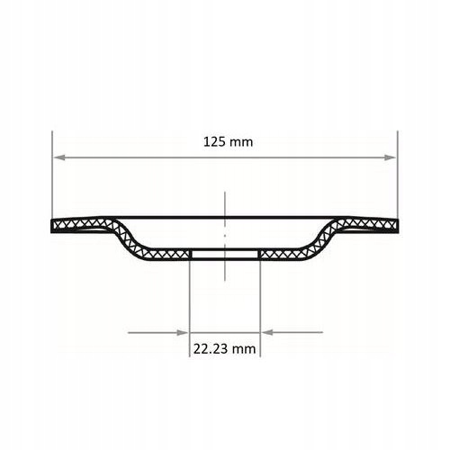 TARCZA SZLIFIERSKA do szlifowania stali nierdzewnej INOX fI. 125 CERAMIK 36 Rodzaj tarczy ścierna