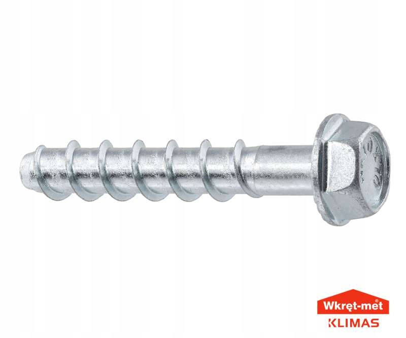 Skrutka do betónu so šesťhrannou hlavou 10 x 90 mm