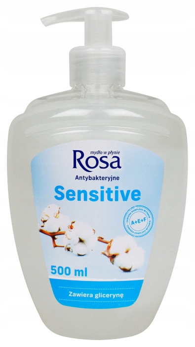 Mydło antybakteryjne w płynie ROSA Sensitive 500ml