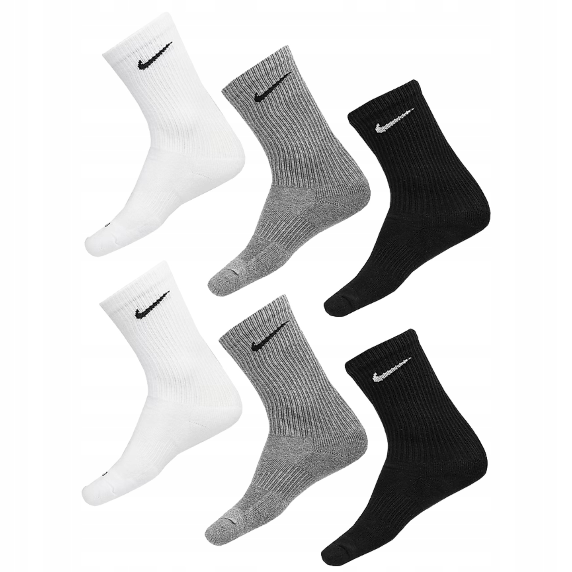 Nike Skarpety 6 Par 3 R. 46-50