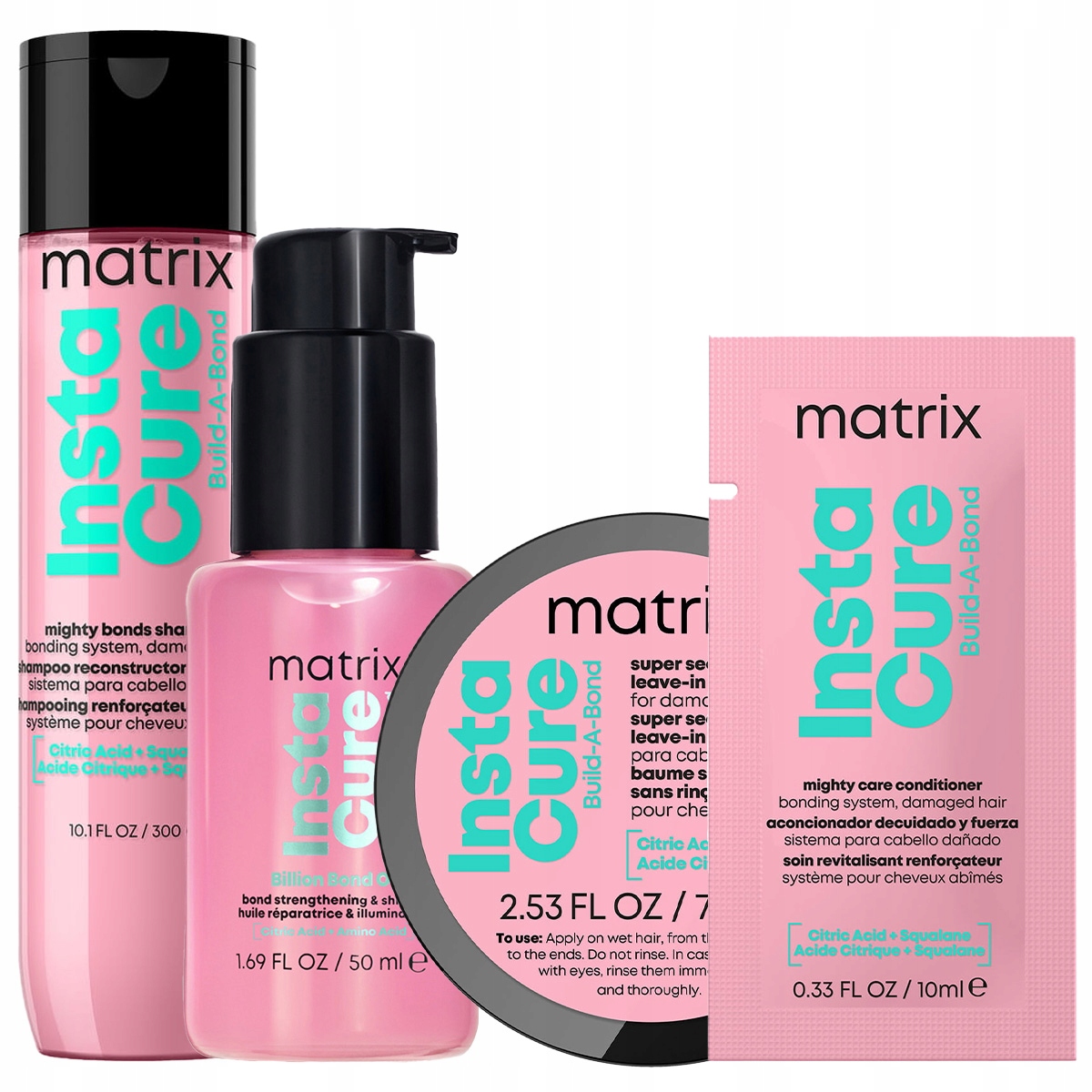 Matrix Instacure regenerace poškozených vlasů šampon balzámové sérum