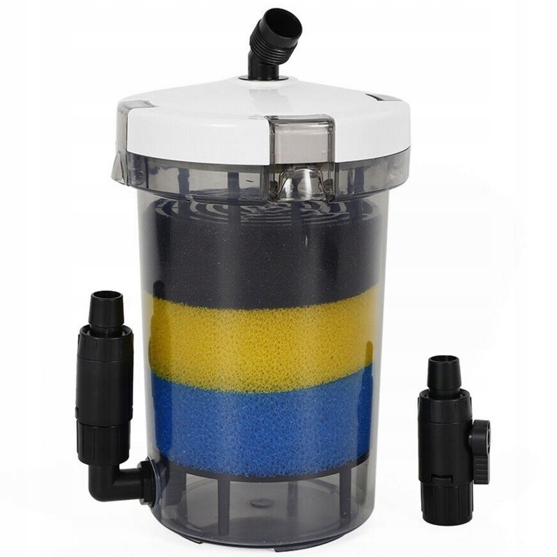 Předfiltr Kubelkový Průhledný Do Akvária 1.6 L Pro Vnější Filtr