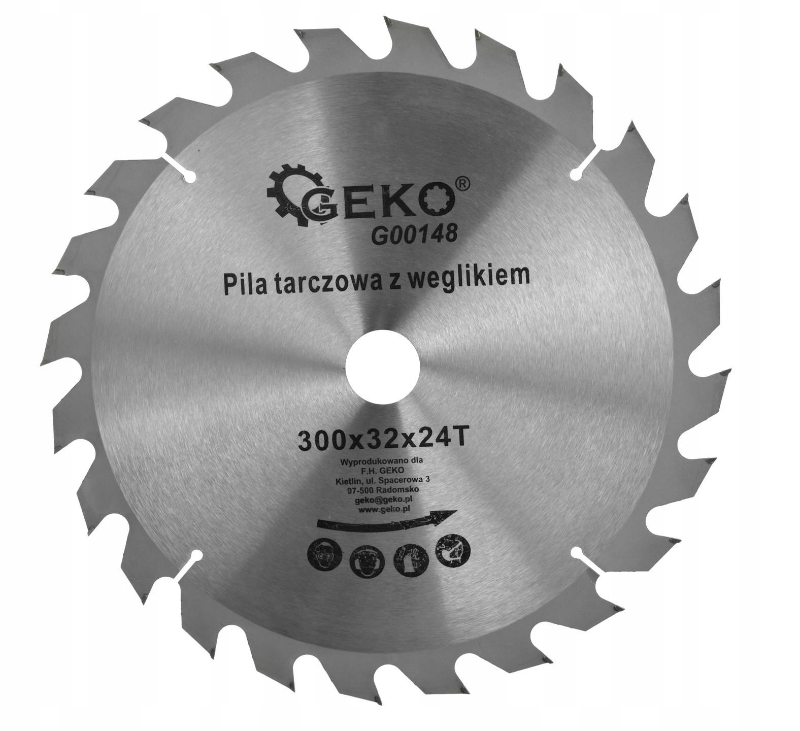 

Tarcza Piła Widiowa Do Drewna 300mm 24T