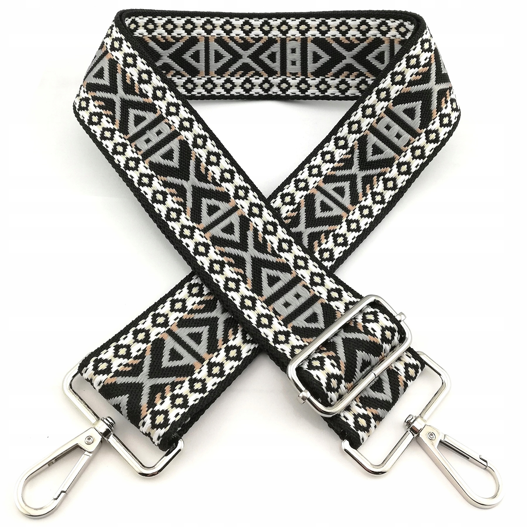 Pasek Do Torebki Torby Regulowany Szeroki Damski Długi Parciany Kolorowy