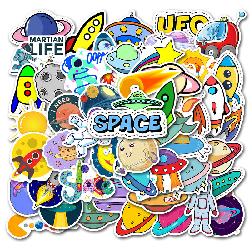 

Naklejki Wodoodporne Sticker Bomb MIX Kosmos 50szt