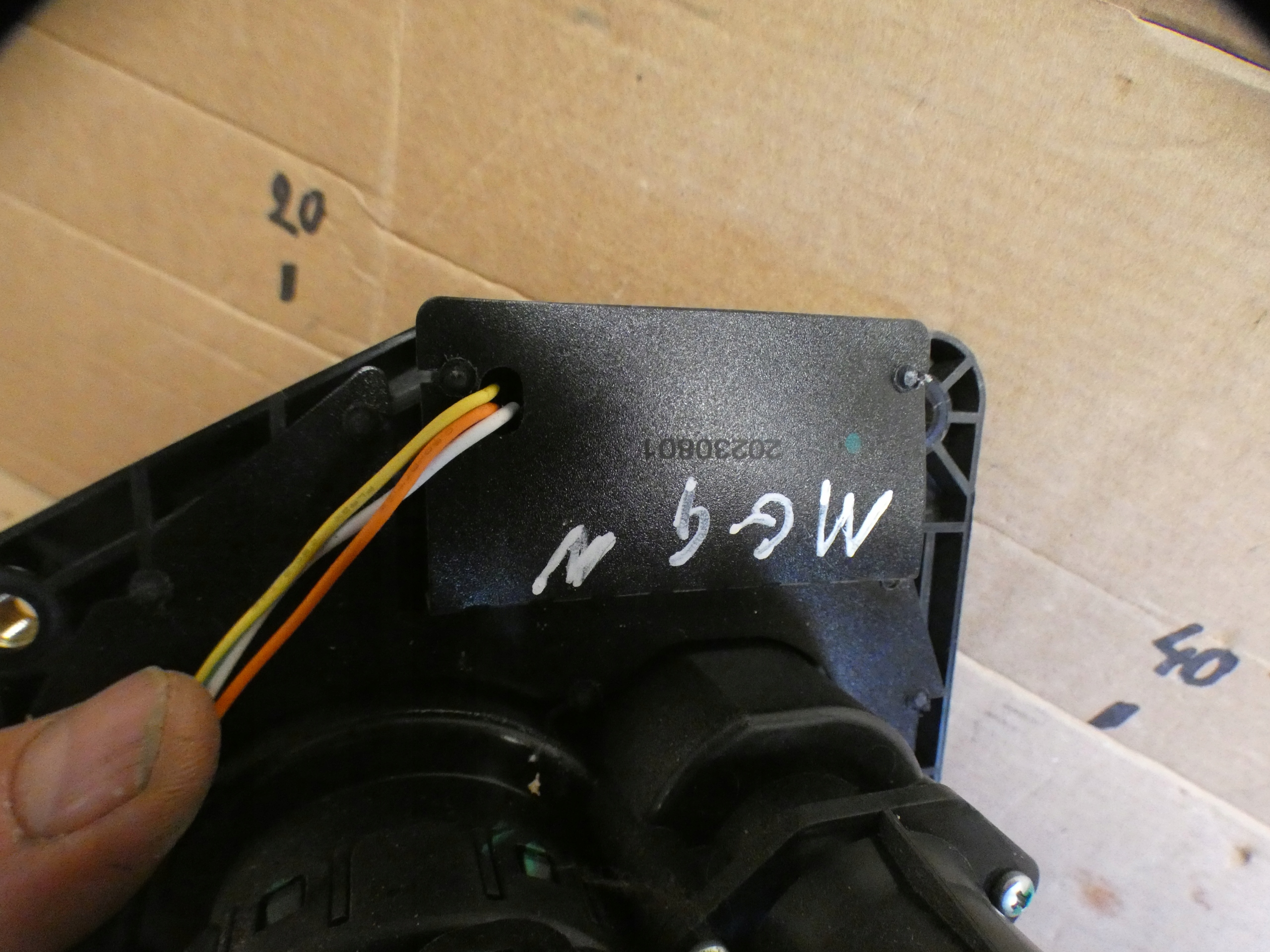 MG4 MG 4 EV wiring KABEL bundle LADOWANIA adapter 11346034 wiring