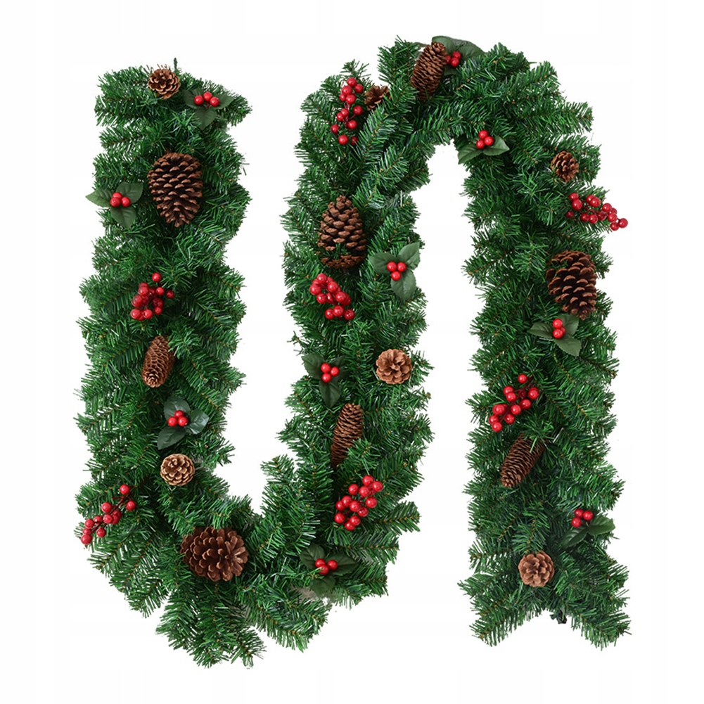 

Girlanda 2,8m gęsta, świąteczna, choinkowa+SZYSZKI