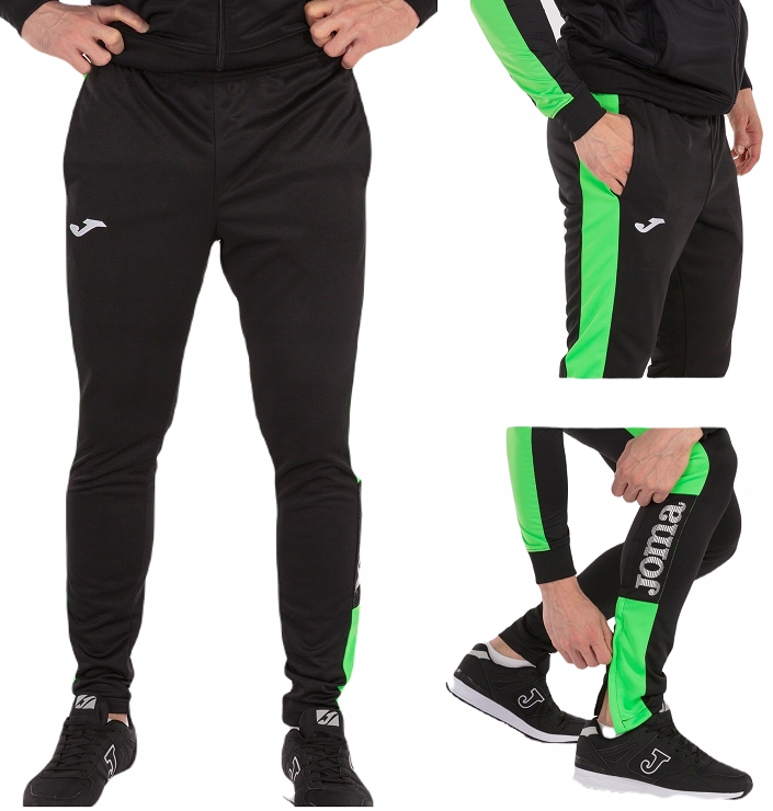 SPODNIE DRESOWE SPORTOWE JOMA CHAMPIONSHIP DO TENISA SQUASHA PADLA BIEGANIA