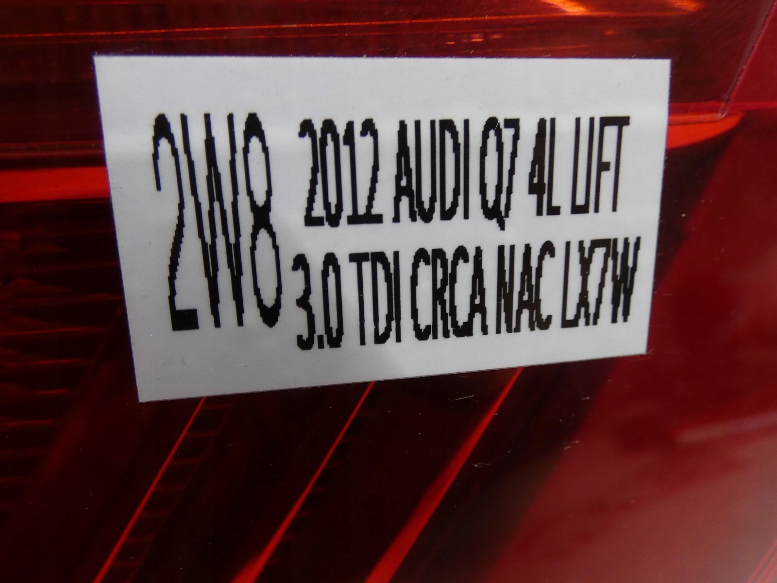light right right rear part rear LED AUDI Q7 4L LIFT 4L0945094F