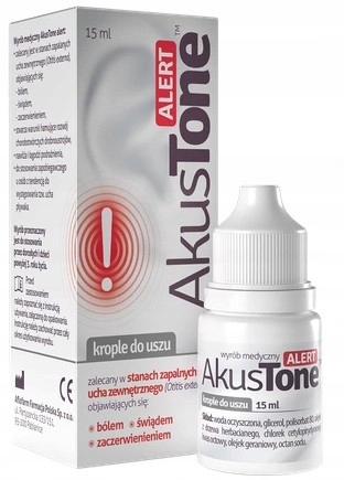 

Akustone Alert Krople Higiena Uszu 15ml