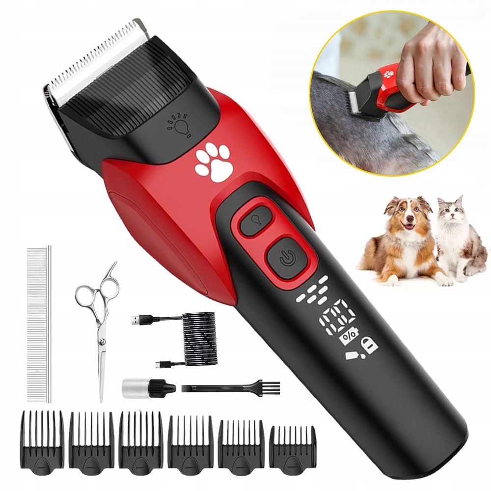 Levně Profesionální Zastřihovač Pro Psy, Tichý A Šetrný K Psům I Kočkám